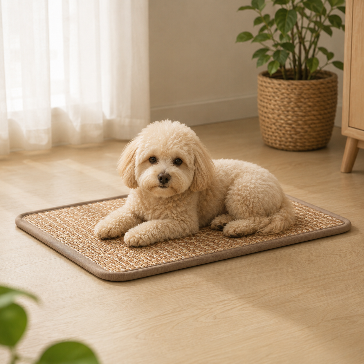 Pet cooling mat and sofa pad for rest and comfort
