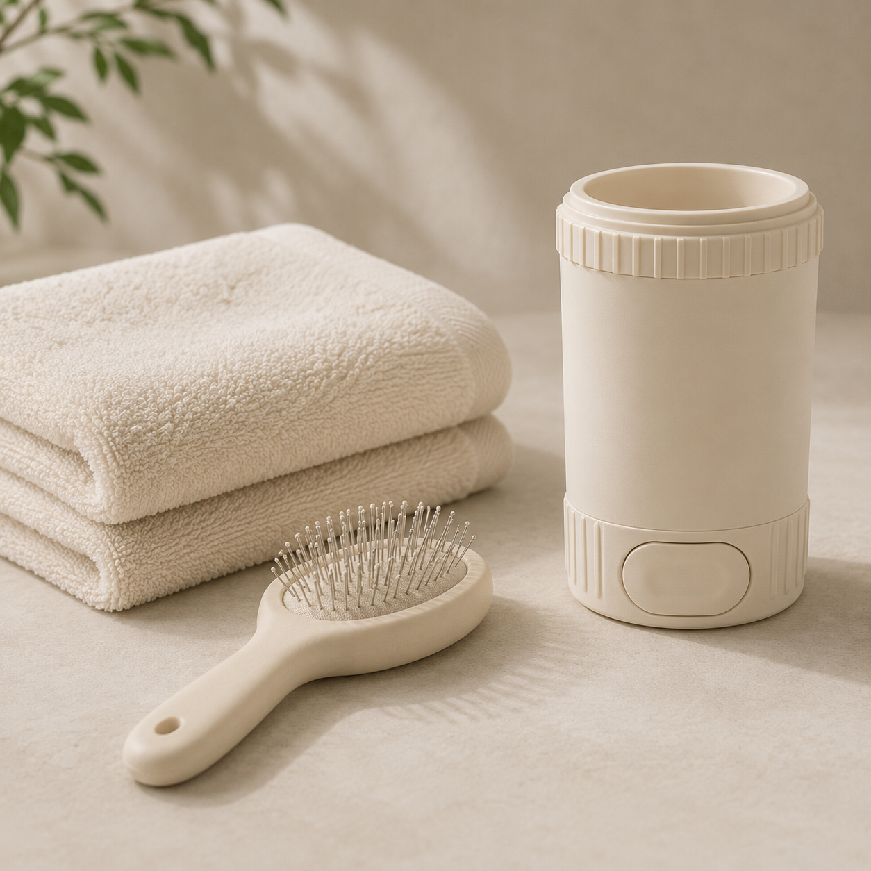 Pet paw cleaner and grooming care supplies